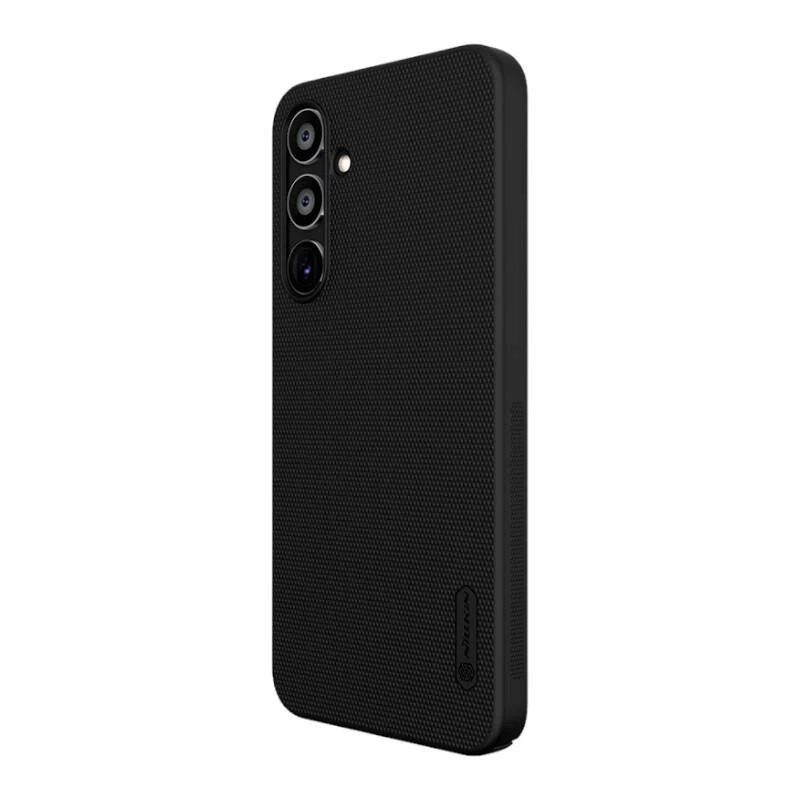 Aizsargmaciņš Nillkin Super Frosted Shield Pro Samsung Galaxy A35 — melns, plāns, aizmugures un sānu aizsardzība, precīzi izgriezumi