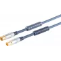 Koaksiālais antenas kabelis ShiverPeaks 80208-20MHQ, 20 m, hromēts metāla koaksiālais savienotājs