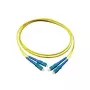 LWL Dupleksā šķiedras kabeļa pīte vienmoda SC/SC, 9/125, Garums: 10m, Good Connections® (LW-910SC)