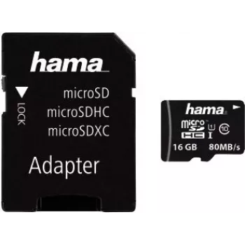 Hama microSDHC 16GB UHS-I Class 10 atmiņas karte