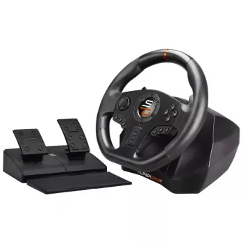 Subsonic SA5595-PC Gaming stūre ar pedāļiem, melna, USB, vadu
