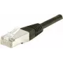 Tīkla kabelis Dexlan 858375 Melns 0.5m Cat6a S/FTP