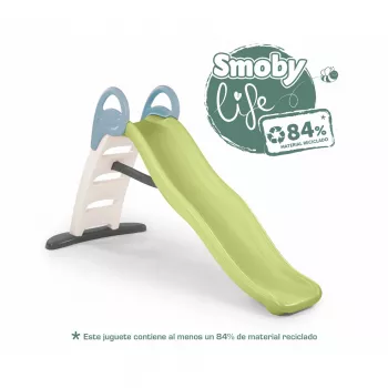 Bērnu āra slidkalniņš Smoby Life Funny Wave Slide ar ūdens pieslēgumu