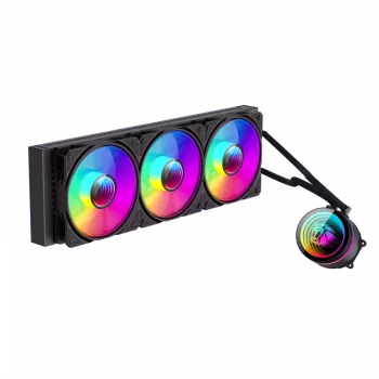 Gamemax ICEBURG 360 INFINITY BK | Šķidruma dzesēšanas sistēma CPU | Melna