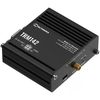 Industriālais 4G modems TELTONIKA TRM142 — LTE savienojums, kompakts industriāls korpuss