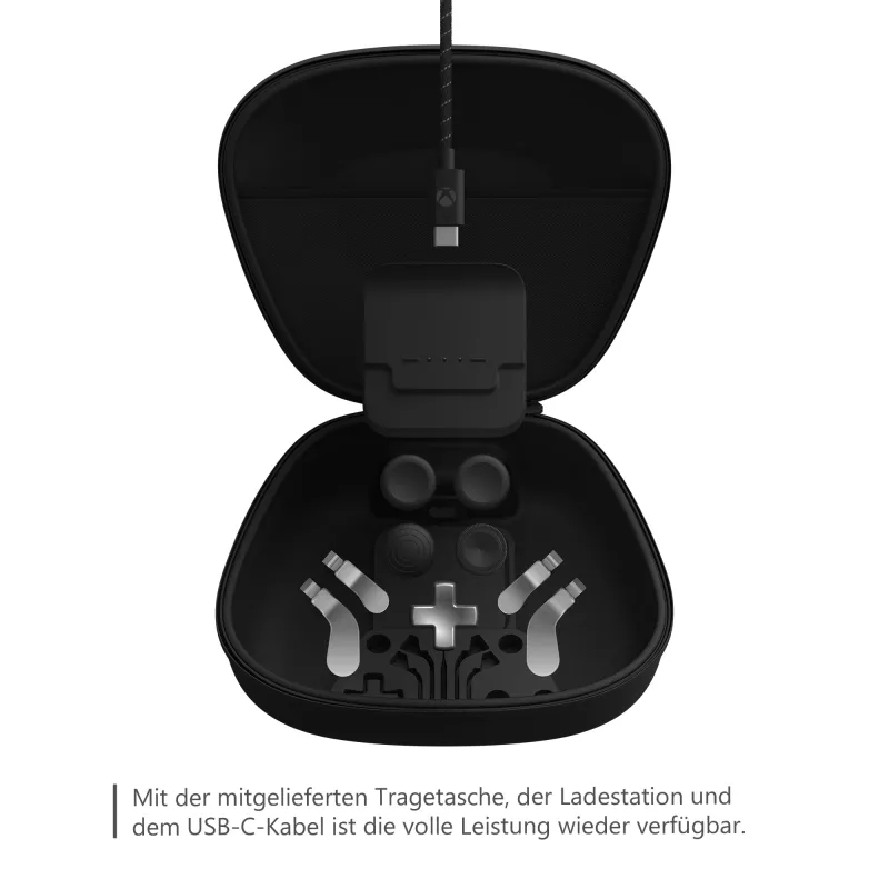 Piederumu komplekts Microsoft Xbox Elite Wireless Controller Series 2 Complete Component Pack Melns Sudrabs