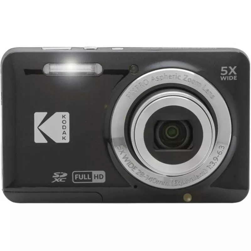 Kodak PIXPRO FZ55 1/2.3 kompaktkamera 16 MP CMOS 4608 x 3456 pikseļi Melna (FZ55BK)
