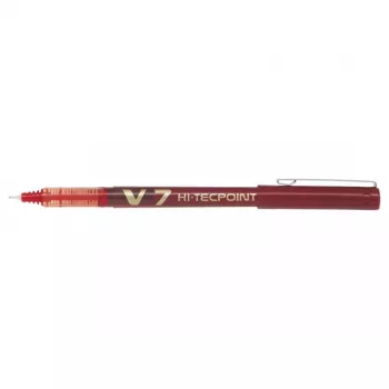 Pildspalva (rollerball) Pilot V7 Hi-Tecpoint sarkana 0,7 mm