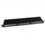 Gembird Cablexpert 1U Rack Patch Panel Cat5e Melns