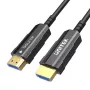Unitek HDMI optiskais kabelis C11072BK03-7M — 7 m, HDMI 2.0, 4K 60Hz, vīrietis-vīrietis, melns