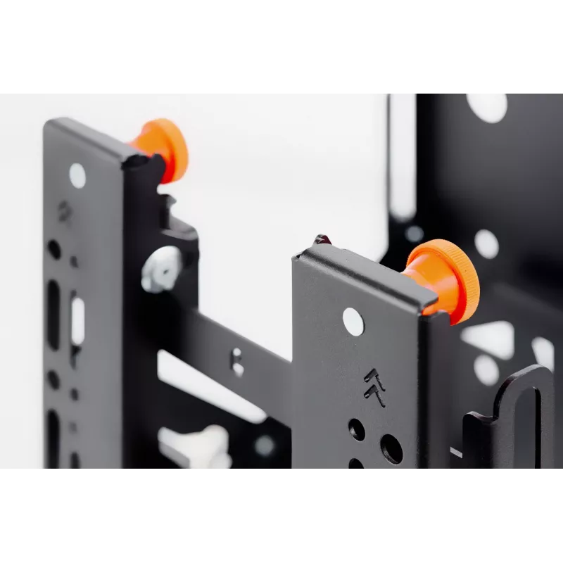 EDBAK sienas stiprinājums | VWPOP40 Video Wall Pop-Out Mount ar ātro atbrīvošanu | 19-43 collas | Maksimālā slodze 25 kg | Melns