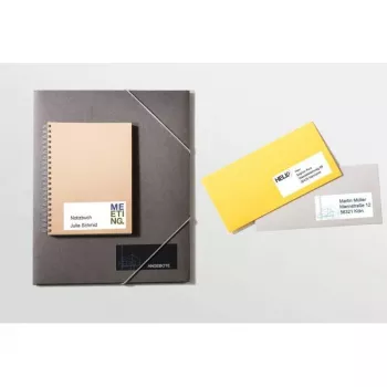 Avery 3481 pašlīmējošās taisnstūra etiķetes, baltas, pastāvīgas, 2100 gab.