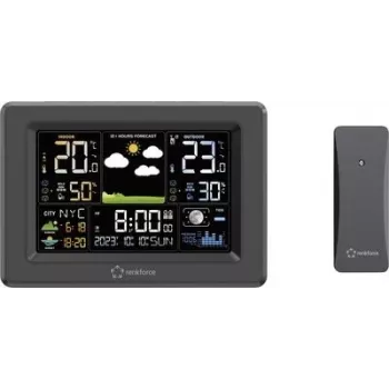 Renkforce Digitālā laika stacija Melna (RF-4883630)
