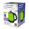 Elektriskā tējkanna ESPERANZA EKK128G 1,0 L 1350 W bezvadu plastmasas korpuss zaļa