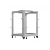 Atvērtais statīvs 19 inch 15U 600x600-1100 pelēks