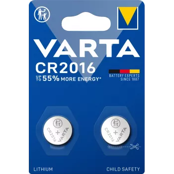 VARTA Electronics baterija CR2016 litija 90 mAh 3V VE 2 (06016101402)