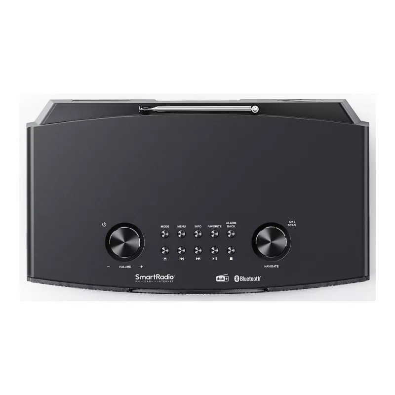 JVC Kenwood CR-ST700SCD-B interneta un digitālais radio ar DAB+ un FM