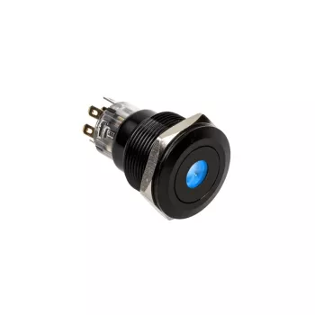 DimasTech vandāļizturīga spiedpoga 22 mm Blackline Dot RGB PD223