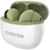 CANYON TWS-5 Iekšausmas austiņas, zaļas, Bluetooth 5.3, skārienvadība, USB-C uzlāde