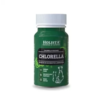 HOLISTA Chlorella - uztura bagātinātājs suņiem un kaķiem - 90 gab.