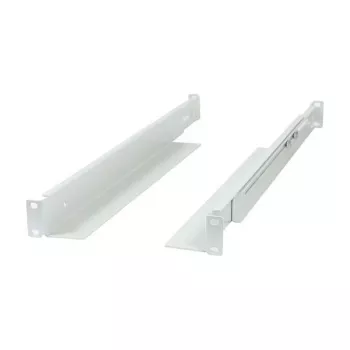 ALLNET regulējams L-veida sliedes kronšteins 502–849 mm gaiši pelēks, pāris