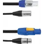 DMX kombinētais kabelis EUROLITE 30227780 P-Con uz 3-pin XLR, 1.5 m