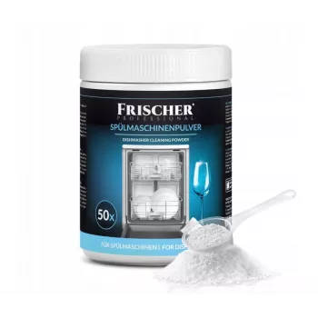 Trauku mazgājamās mašīnas tīrīšanas pulveris FRISCHER FR00122_1000, 1 kg, plastmasas burkā