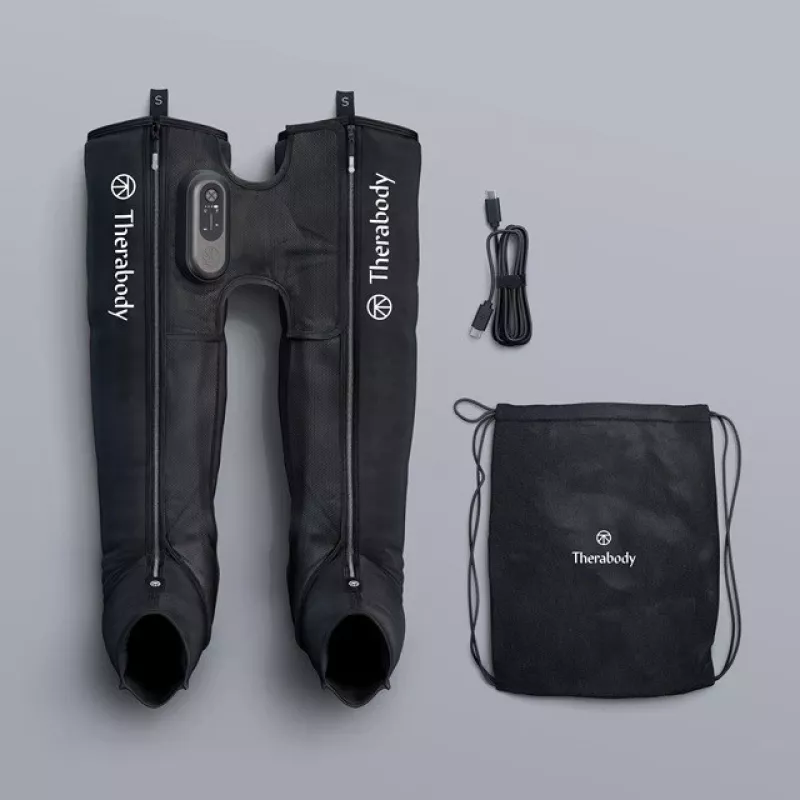 Therabody RecoveryAir JetBoots Prime kompresijas zābaki, garie