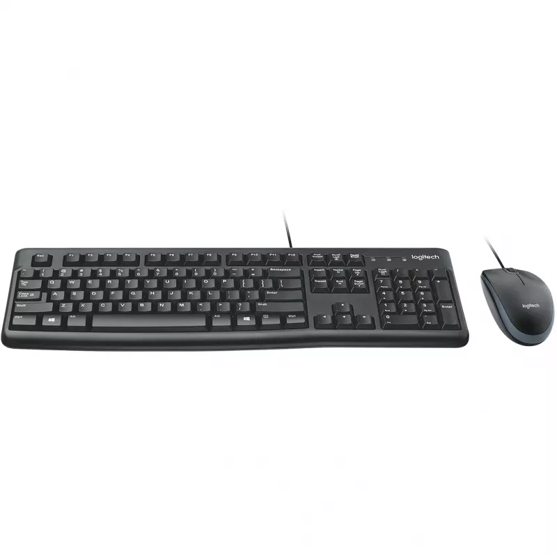 Logitech Desktop MK120 - Tastatūras un peles komplekts - USB - Itāļu