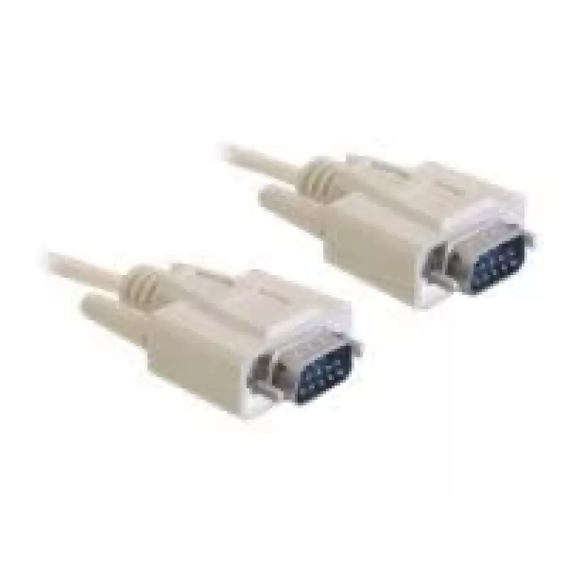 Seriālais kabelis DeLOCK RS-232 2 m Beige DB-9