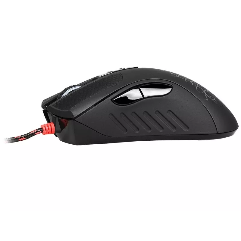BLOODY A90 Gaming pele, labā roka, USB-A, optiskā, 6200 DPI