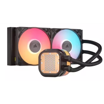 Gaisa dzesētājs Corsair iCUE LINK TITAN 240 RX LCD 12 cm Melns 300-2100 RPM