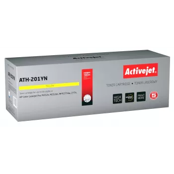 Activejet ATH-201YN toneris HP printerim HP 201A CF402A CRG045 aizstājējs; Supreme; 1400 lapas; dzeltens