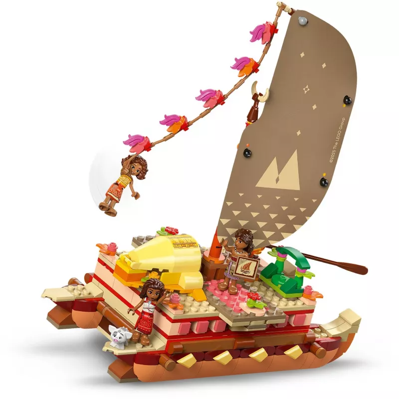 LEGO Disney 43270 Moanas piedzīvojumu kanoe, 529 detaļas, 3 minifigūras, 6+