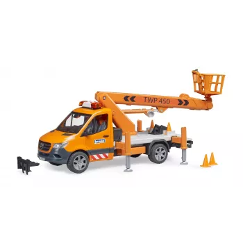 BRUDER MB Sprinter darba platforma, ieteicamais vecums 3+