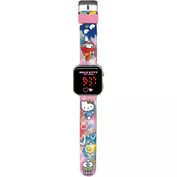 Bērnu rokas pulkstenis Kids Euroswan Hello Kitty HK50151 ar LED displeju