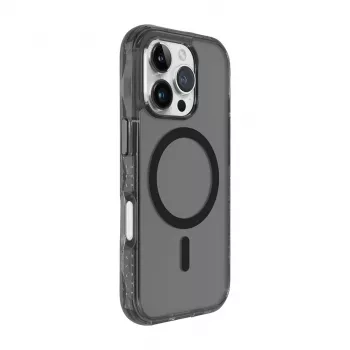 Vāciņš LAUT CRYSTAL MATTER X iPhone 16 Pro Max Caurspīdīgs Melns