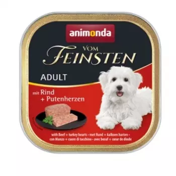 Slapjā suņu barība Animonda Vom Feinsten Liellopu gaļa Pieaugušiem 150 g, bezgraudu, bez cukura, bez konservantiem