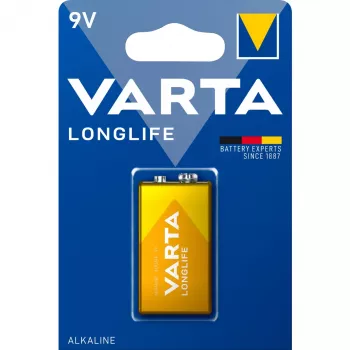 VARTA LONGLIFE baterija E-Block (9V bloks) 1 gab. (4122101411)