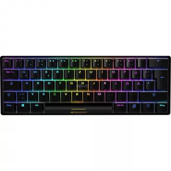 SKILLER SGK50 S4, Gaming tastatūra melna, PT-Layout, Kailh Red