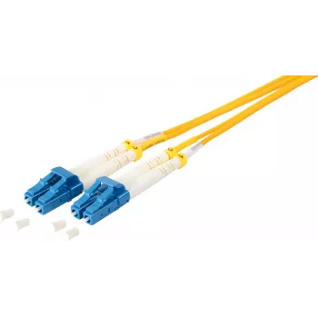 Šķiedru optikas spraudkabelis ShiverPeaks LC/LC duplekss 9/125µm OS1/OS2 0,5 m