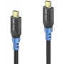 USB kabelis PureLink FI-U400-003 USB4 Gen 2x2 0.3 m USB-C Melns Zils