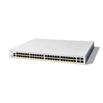 Pārvaldāms slēdzis Cisco Catalyst 1300-48FP-4G 48 Port GE Full PoE 4x1GE SFP