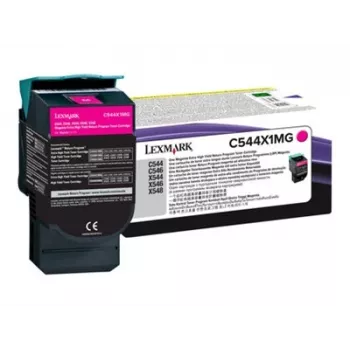 Tonera kasetne Lexmark C544X1MG 6000 lpp Fuksija