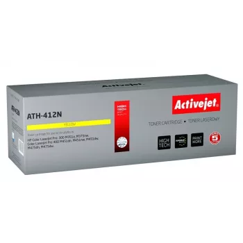 Activejet ATH-412N Toner (aizstāj HP 305A CE412A; Supreme; 2600 lpp; dzeltens)