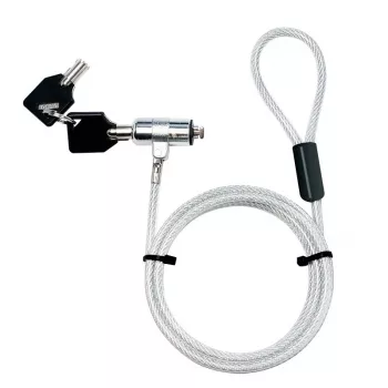 Logilink NBS009 klēpjdatora slēdzene ar 2 atslēgām, 15 mm