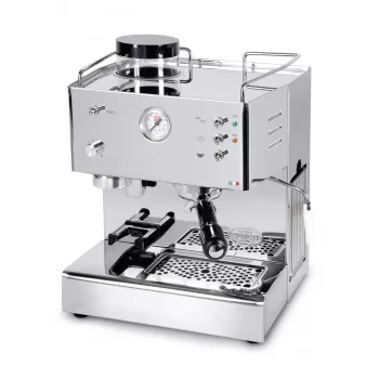 Quick Mill Pegaso, Espressomāšīna, kafijas pupiņas, iebūvēta dzirnaviņa, 1200 W, Nerūsējošais tērauds