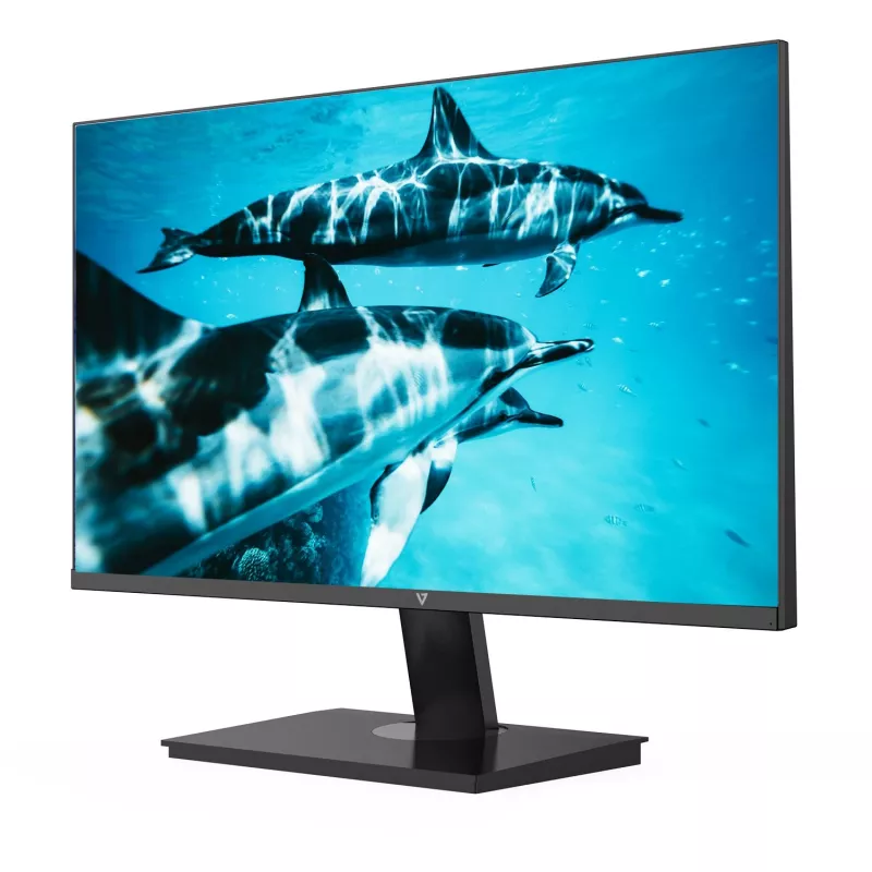 V7 27 collu FHD IPS monitors HDMI 100Hz 1080P FHD VGA skaļrunis Plakanā ekrāna (TFTLCD) IPS L270V0-E