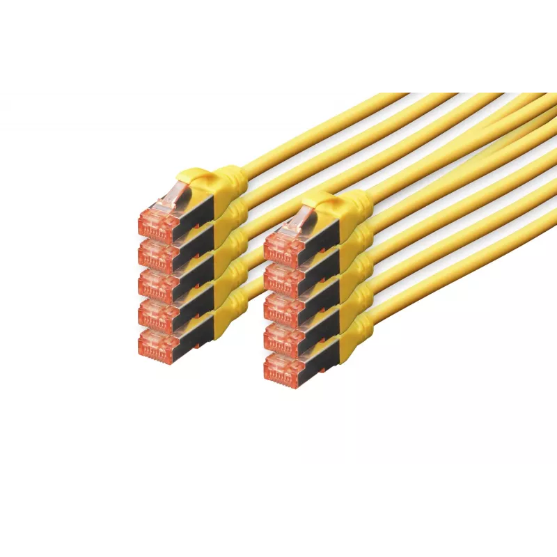 Digitus DK-1644-005-Y-10 Ethernet Patch Cable Dzeltenā krāsā