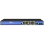 Tīkla slēdzis ERNITEC ELECTRA-M16-1GB-285W — 16 porti Layer 2+ ar 2 x Gigabit RJ45, 285W jauda